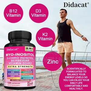 Myo-Inositol D-Chiro Inositol Vitamins D3 + Supplement