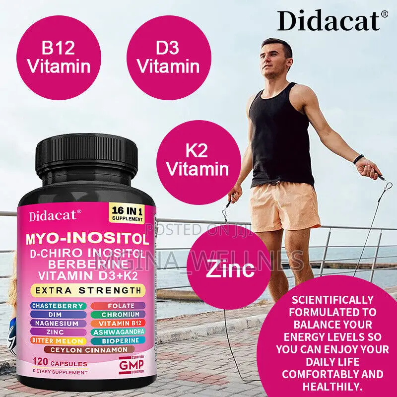 Myo-Inositol D-Chiro Inositol Vitamins D3 + Supplement