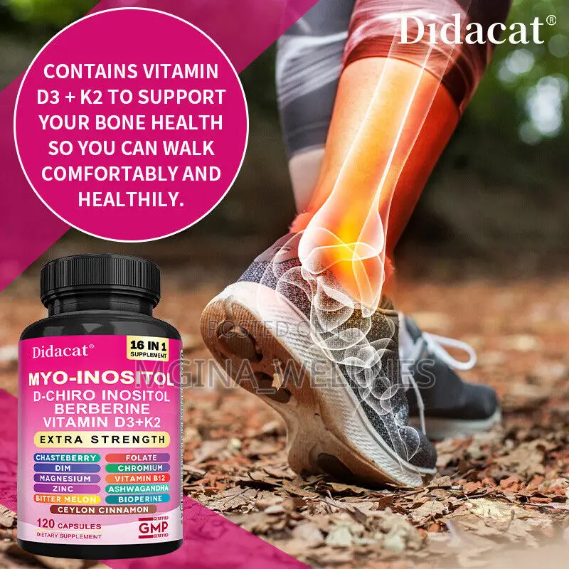 Myo-Inositol D-Chiro Inositol Vitamins D3 + Supplement