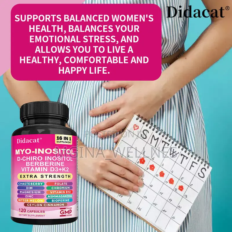 Myo-Inositol D-Chiro Inositol Vitamins D3 + Supplement