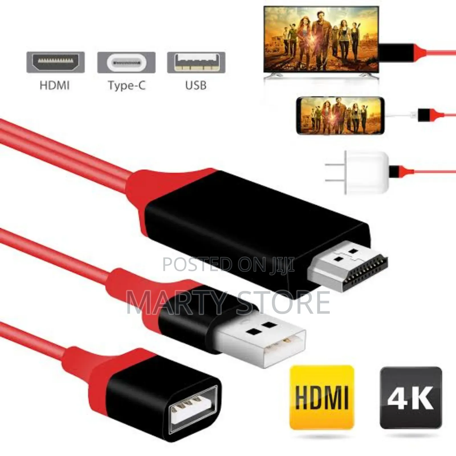 Type C To Hdmi Cable