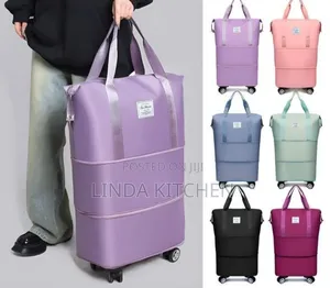 Waterproof Expendable Traveling Duffel Bag With Wheels