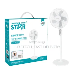 Winning Star St-4055 Stand Fan - 16-Inch Electric Fan
