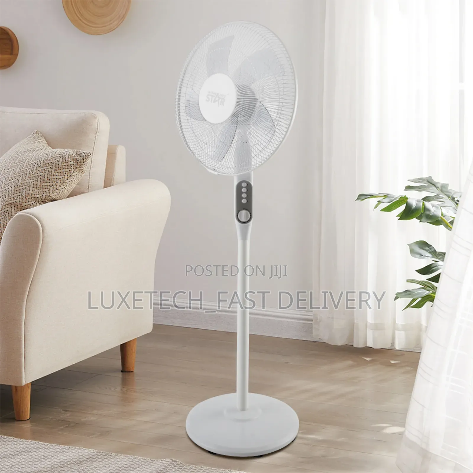 Winning Star St-4055 Stand Fan - 16-Inch Electric Fan