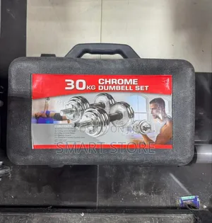 30kg Chrome Dumbbells Set – Premium Adjustable Weight System