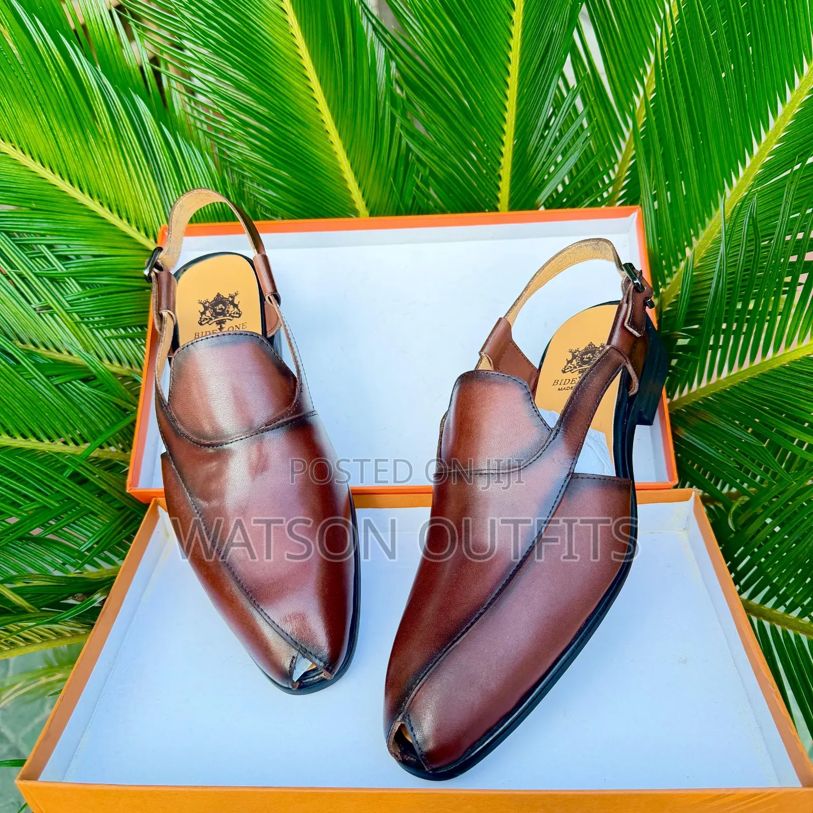 Viatu or Shoes for Men's With Back Open Design