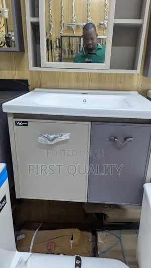 Large Hand-Wash Basin With Cabinet Complete