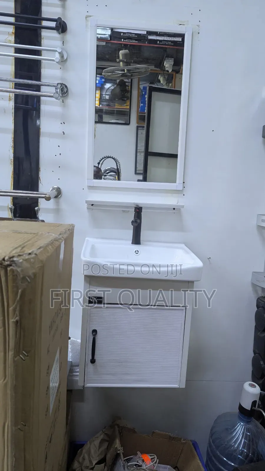 Small Hand Wash Basin With Cabinet One Door
