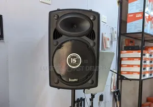 Kodtec 15-Inch Rechargeable Pa Speaker With 2 Wireless Microphones