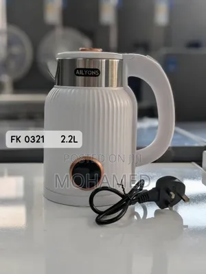 Ailyons Kettle White Color Lita 2.2