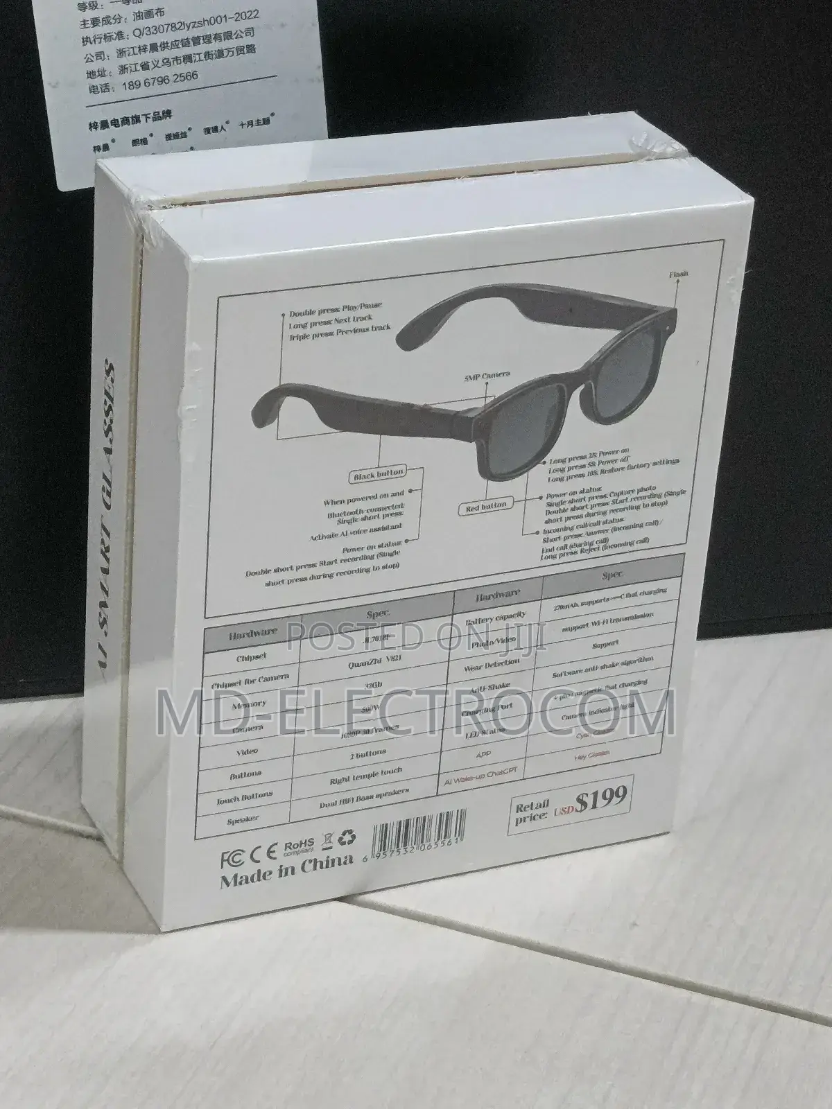 Ai Smart Spy Glasses