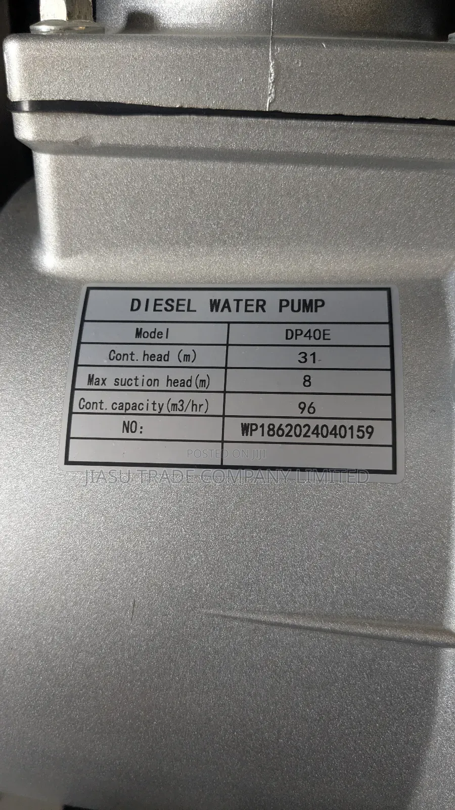 Diesel Water Pump 4"
