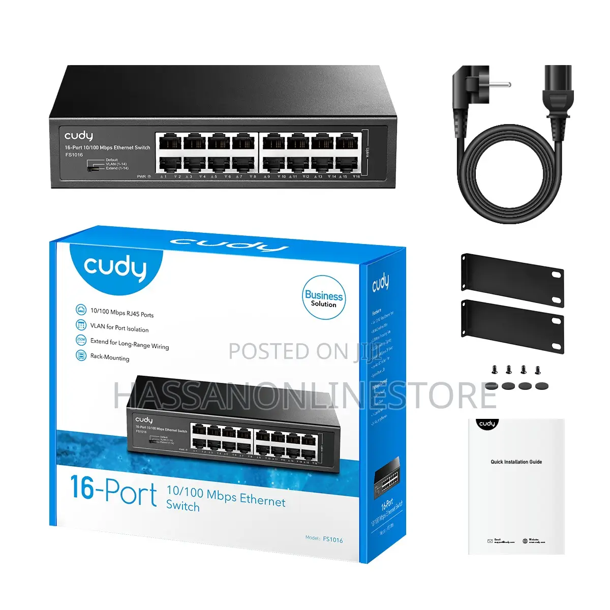Cudy Fs1016 16-Port 10/100 MBPS Ethernet Switch