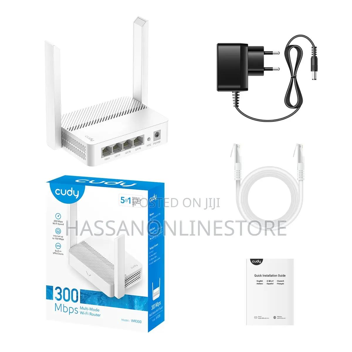 Cudy Wr300 300 MBPS Multi-Mode Wi-Fi Router