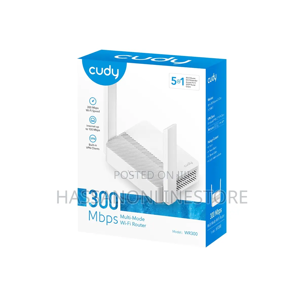 Cudy Wr300 300 MBPS Multi-Mode Wi-Fi Router