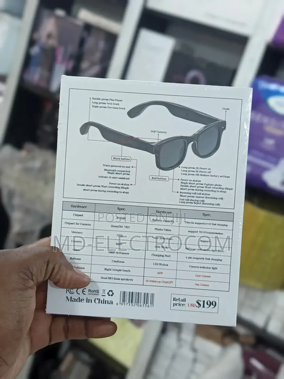 Ai Smart Spy Glasses