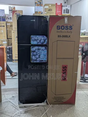 Fridge Ya Boss Ya Kioo Bs 268blk