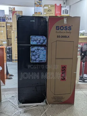 Fridge Ya Boss Ya Kioo Bs 268blk