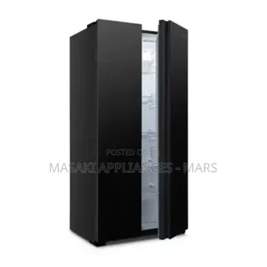 New!Hisense 468l Side by Side Refrigerator (Model No: Rs3n428nab)