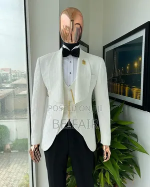 Texture Material White Suit