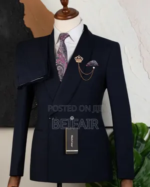 Deep Dark Blue Suit