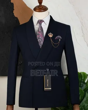 Deep Dark Blue Suit