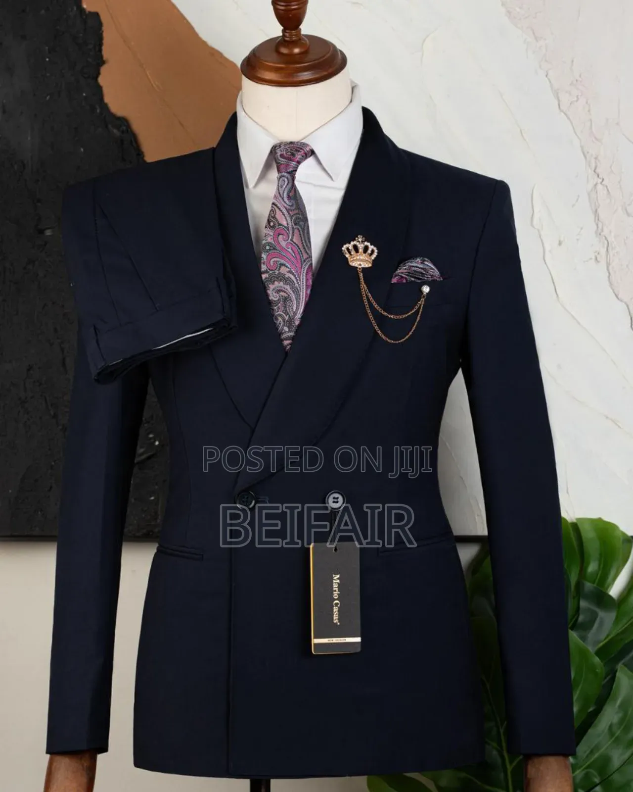 Deep Dark Blue Suit