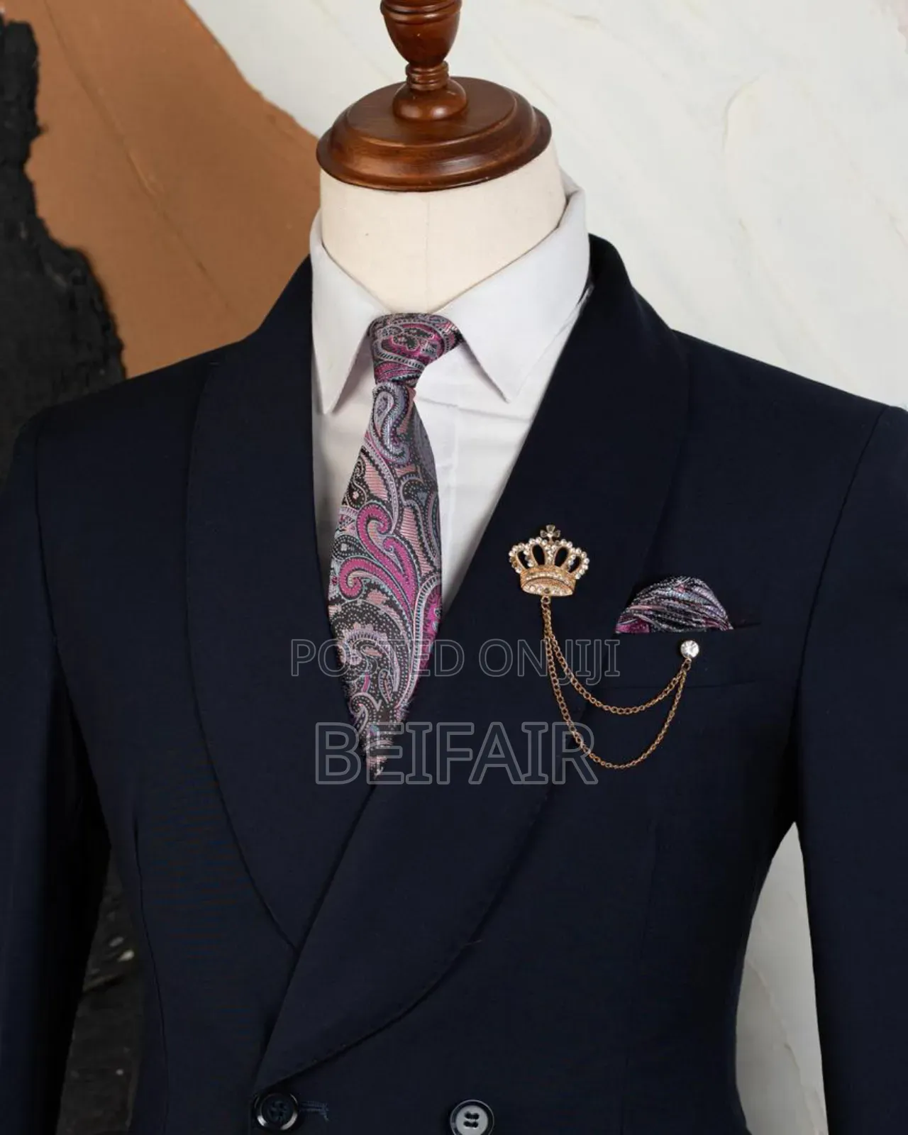Deep Dark Blue Suit