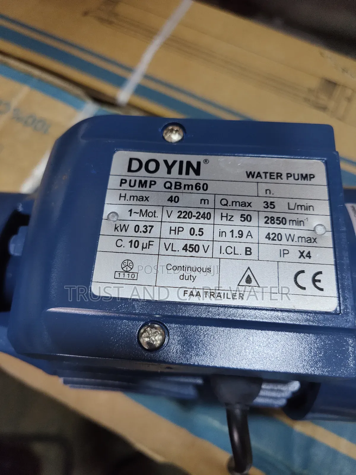Doyin Surface Pump 0.5hp