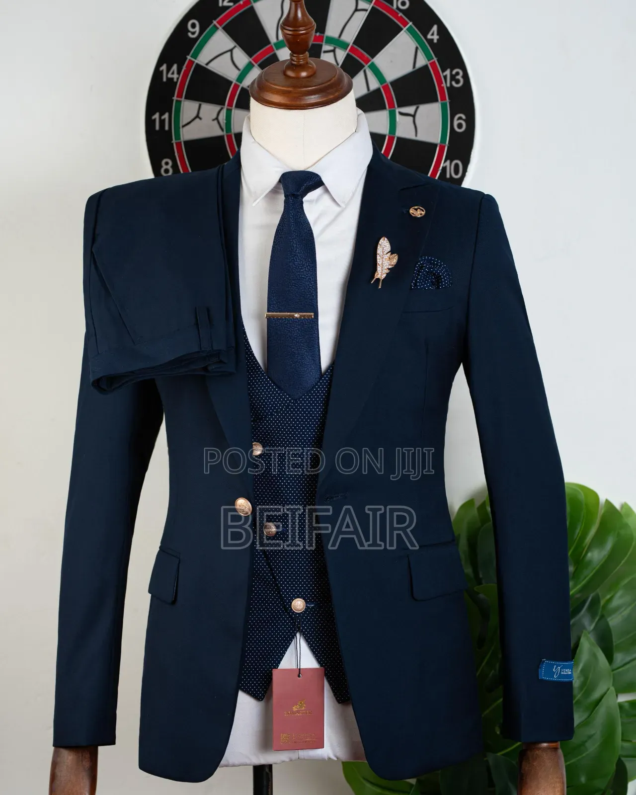 Dark Blue Smart Suit for Men