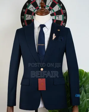 Dark Blue Smart Suit for Men