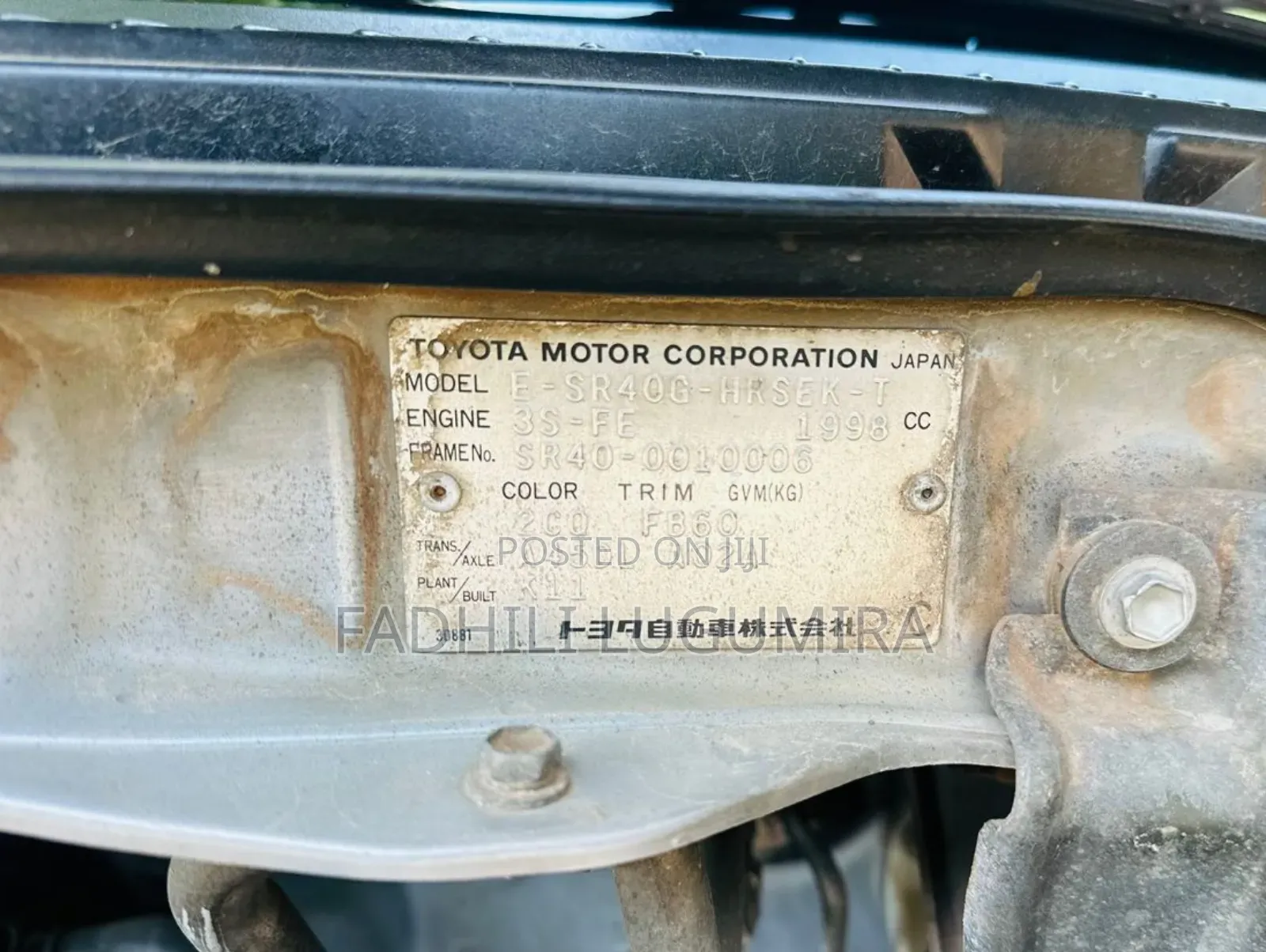 Toyota Noah 2001 Silver