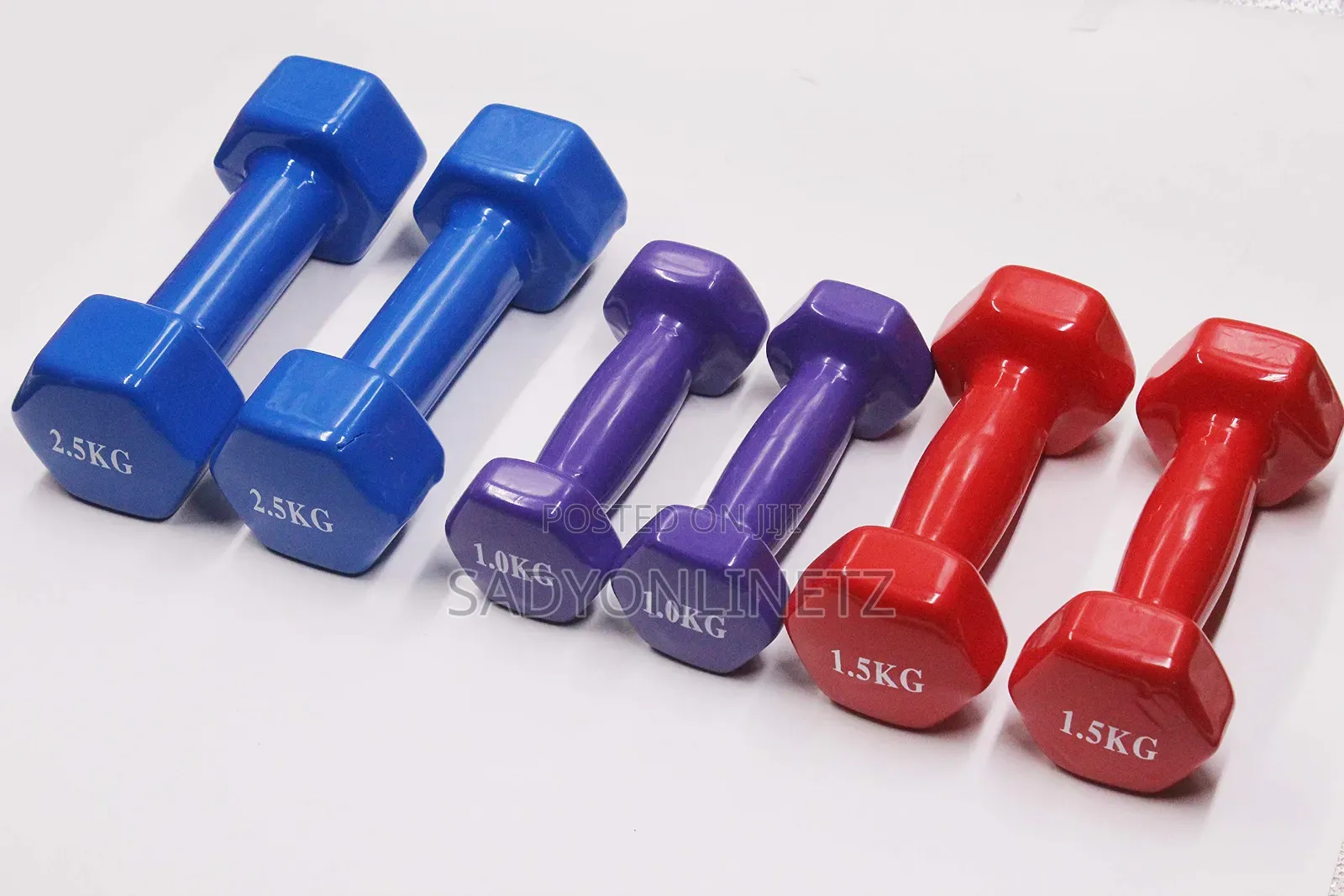 Dumbbell Set (2.5kg×2 //1.5kg×2 //1kg×2)