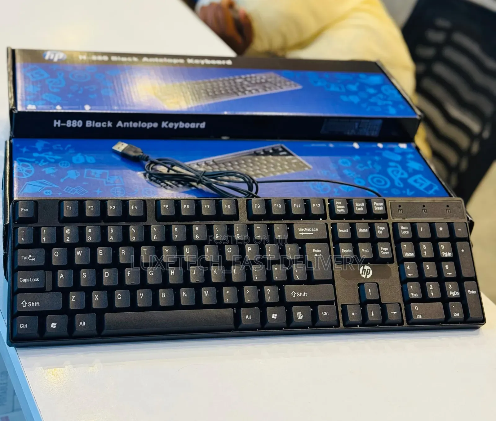 Hp H-880 Black Antelope Wired Keyboard