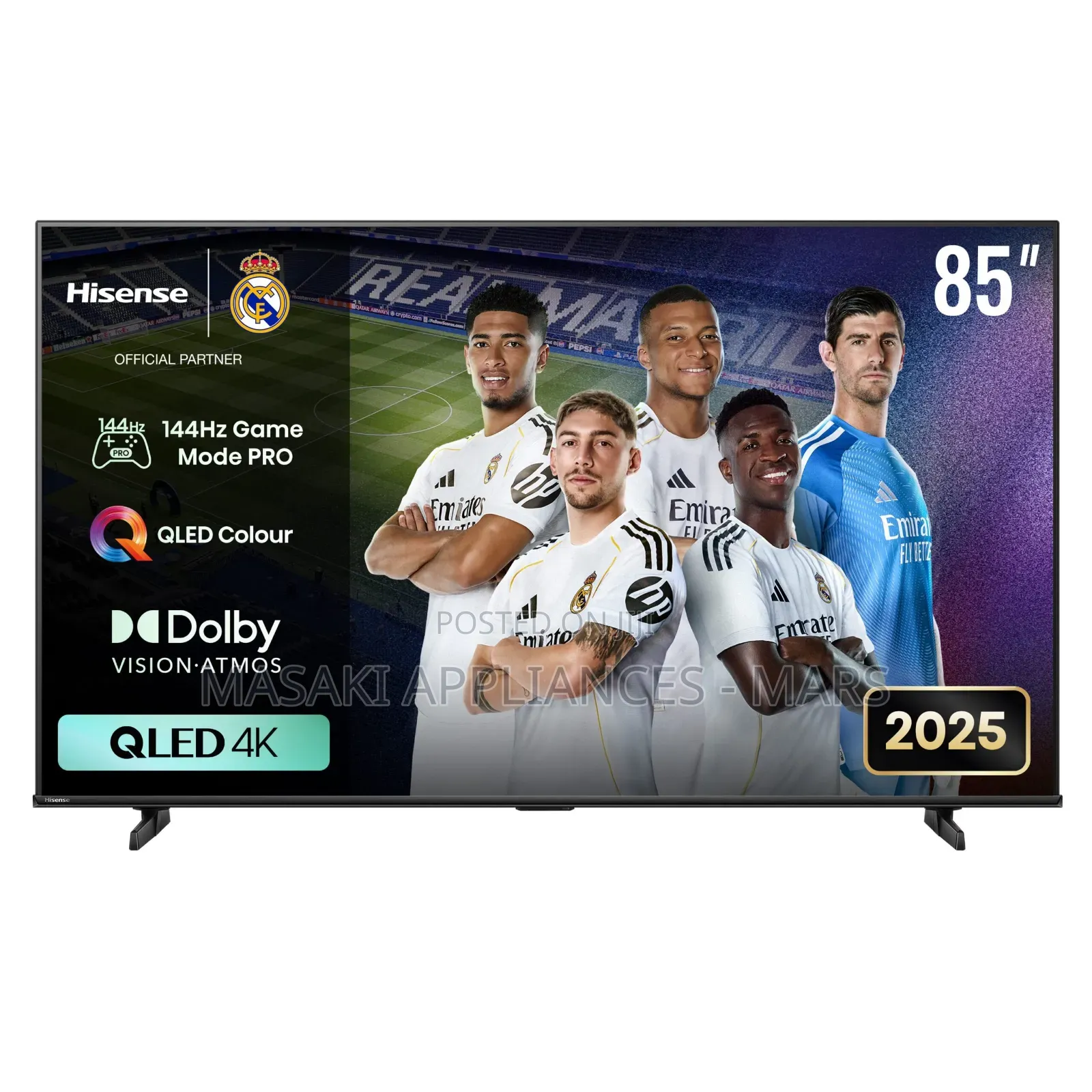 New! Hisense 85q7q | 85′′ Led 144hz VRR Qled Gaming Tv