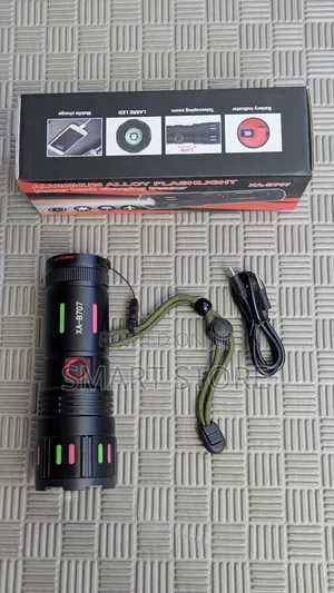 Aluminum Alloy Flashlight Power Bank – Model Xa-B707