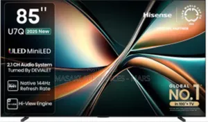 New! Hisense 85u7q | 85′′ Mini-Led 144hz VRR Uled Gaming Tv