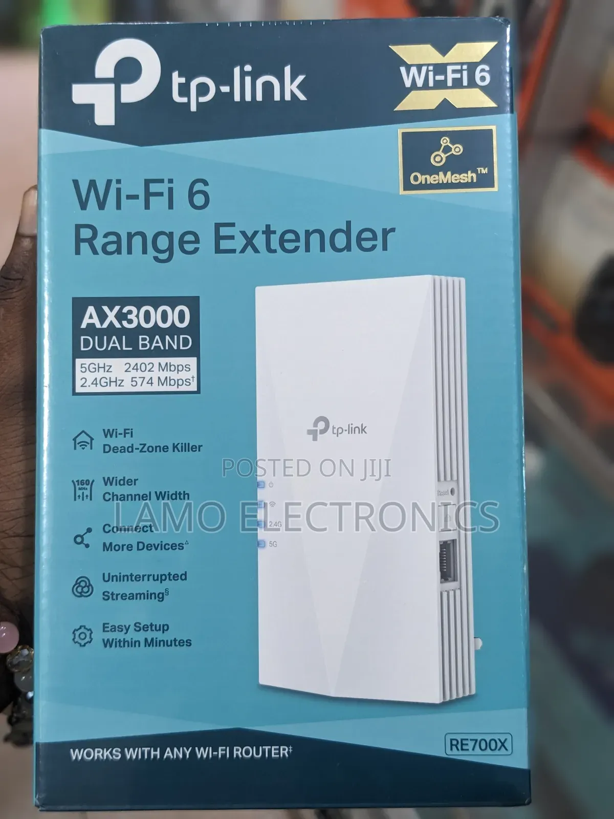 Tp Link Re700x Ax3000 Mesh Dual Band Wi-Fi 6 Range Extender