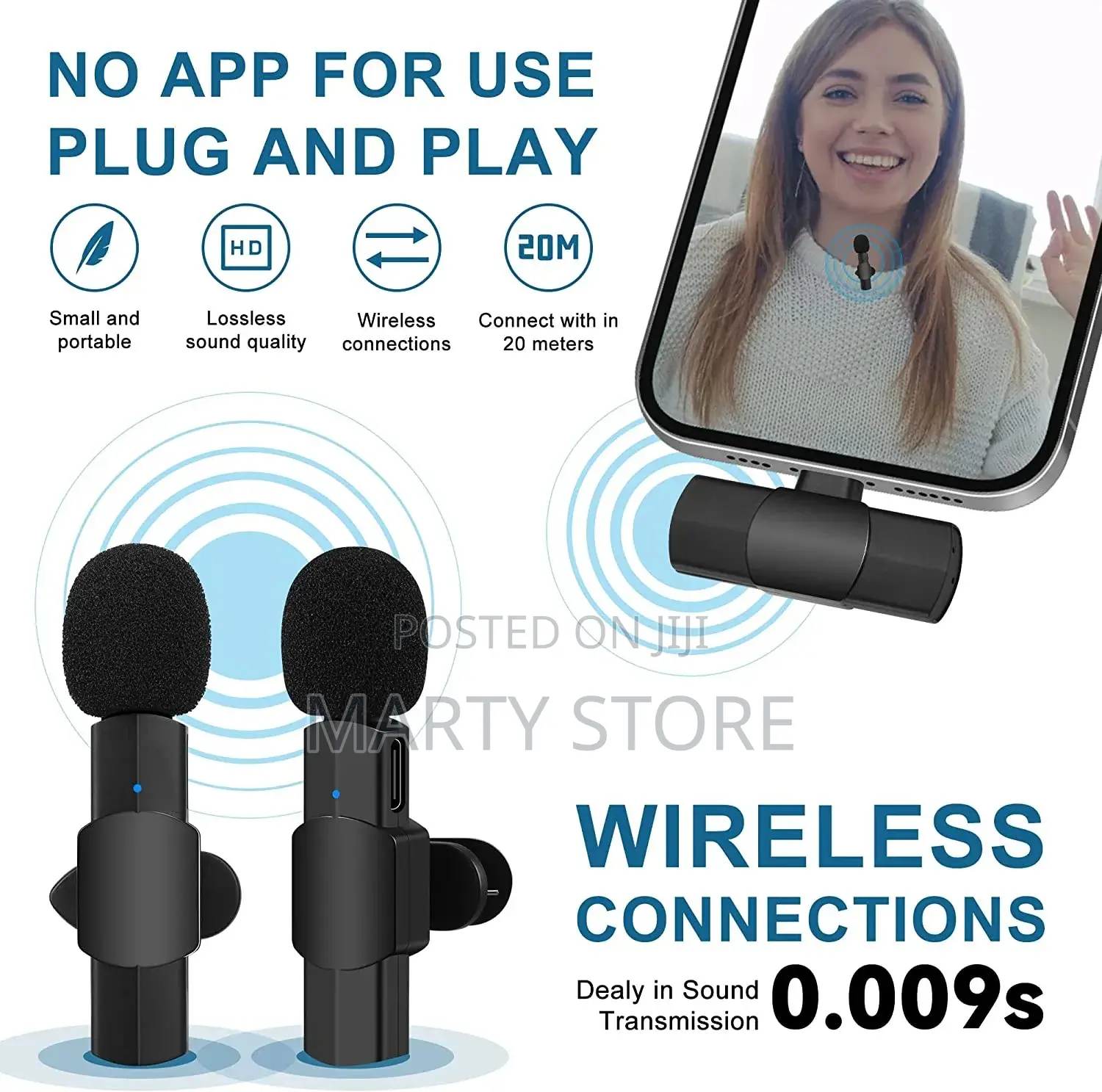 Wireless Microphone Dual -