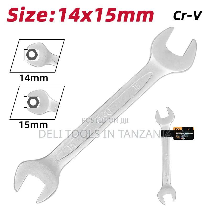 Deli Double Open End Spanner