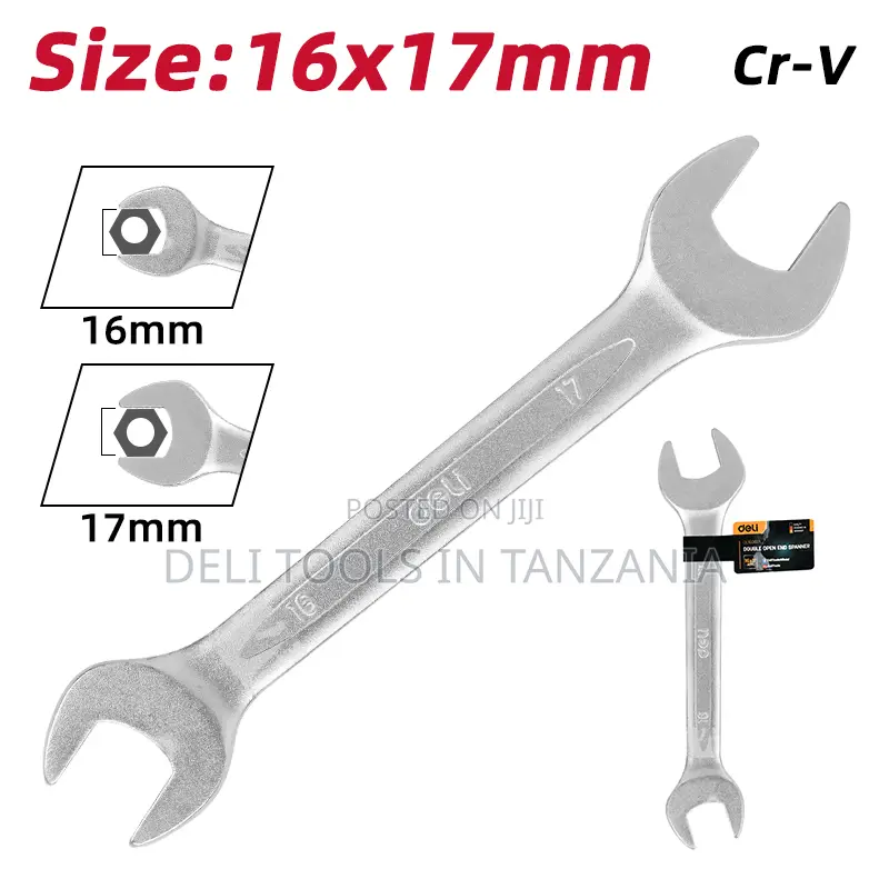Deli Double Open End Spanner