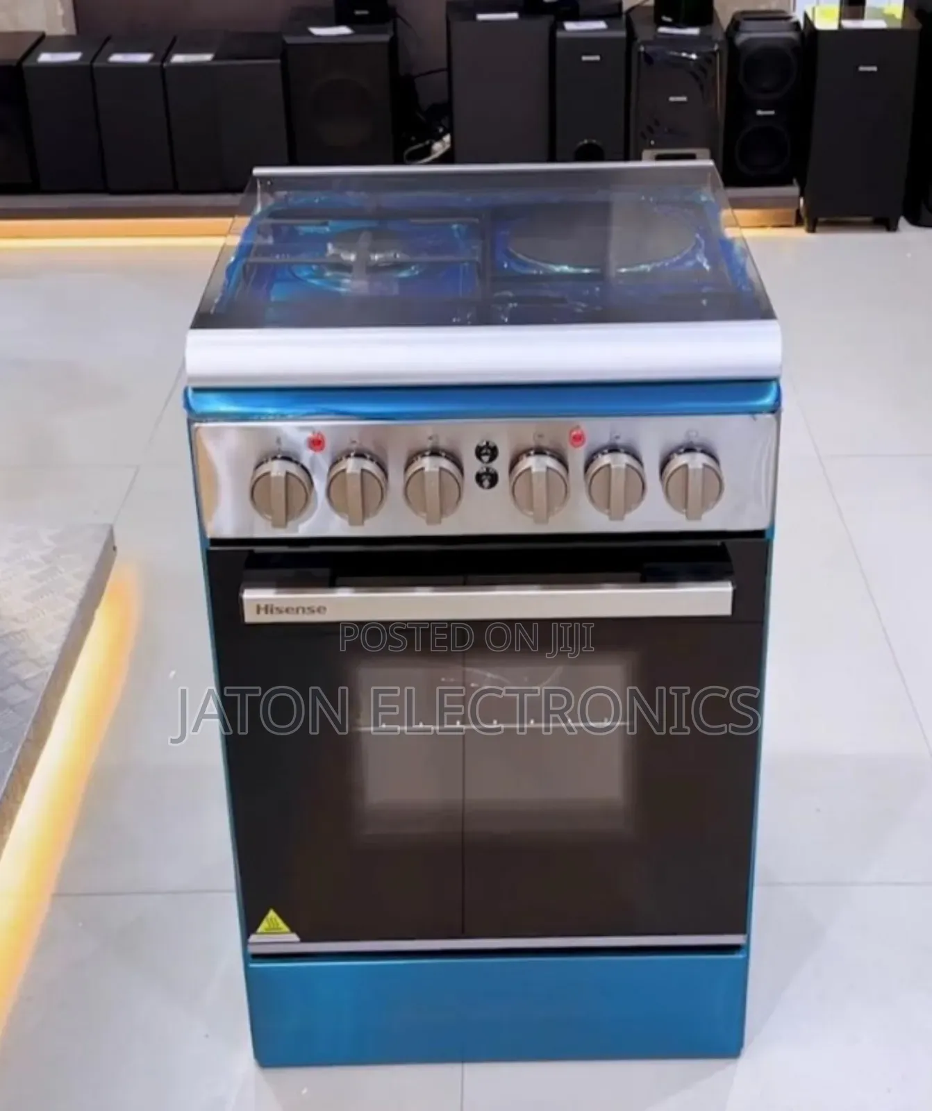 Hisense Cooker 3 Gas Hobs+1 Electric Plate 50*55
