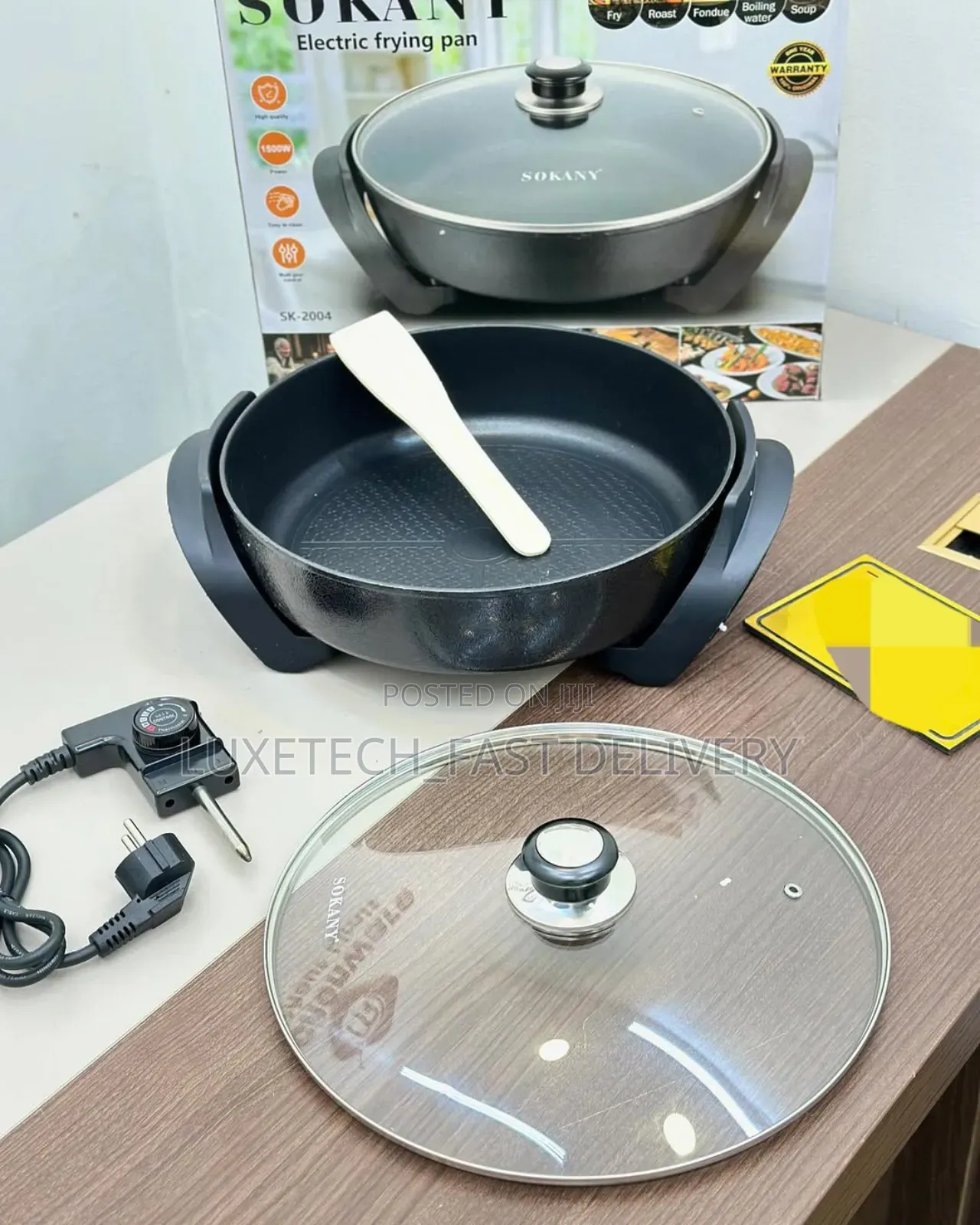 Sokany Electric Frying Pan (Sk-2004) Multi-Functional Round Pot