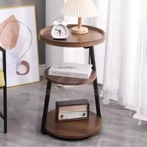 Three-Tier Round Side Table (Ym-064)