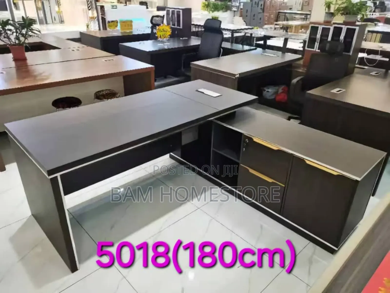 Luxury L-Shaped Executive Desk (180cm)