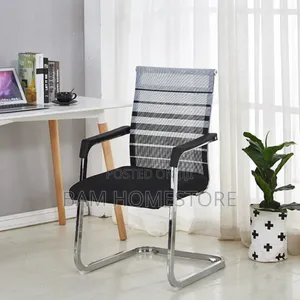 Modern Mesh Sled-Base Visitor/Conference Chair