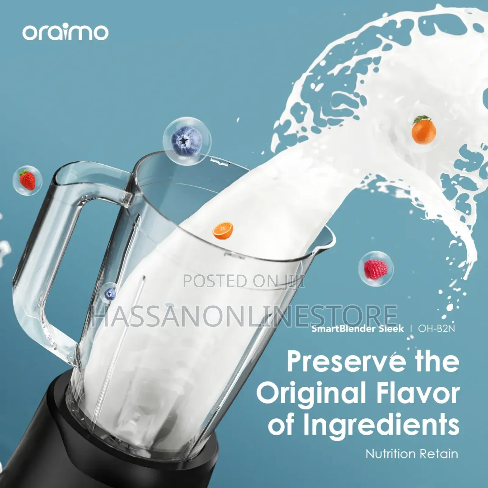 Oraimo Smartblender Sleek 1.5l 2 Speeds Blender