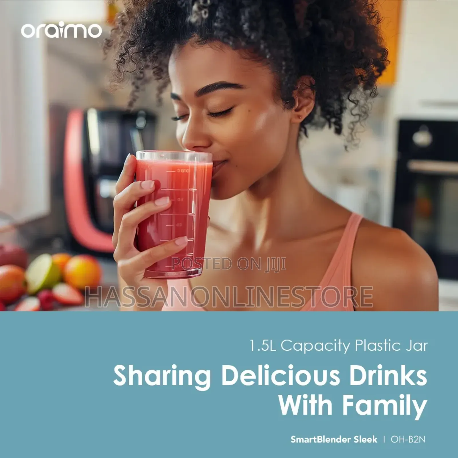 Oraimo Smartblender Sleek 1.5l 2 Speeds Blender