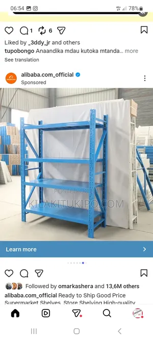 Heavy Shelving Metal Rack Min