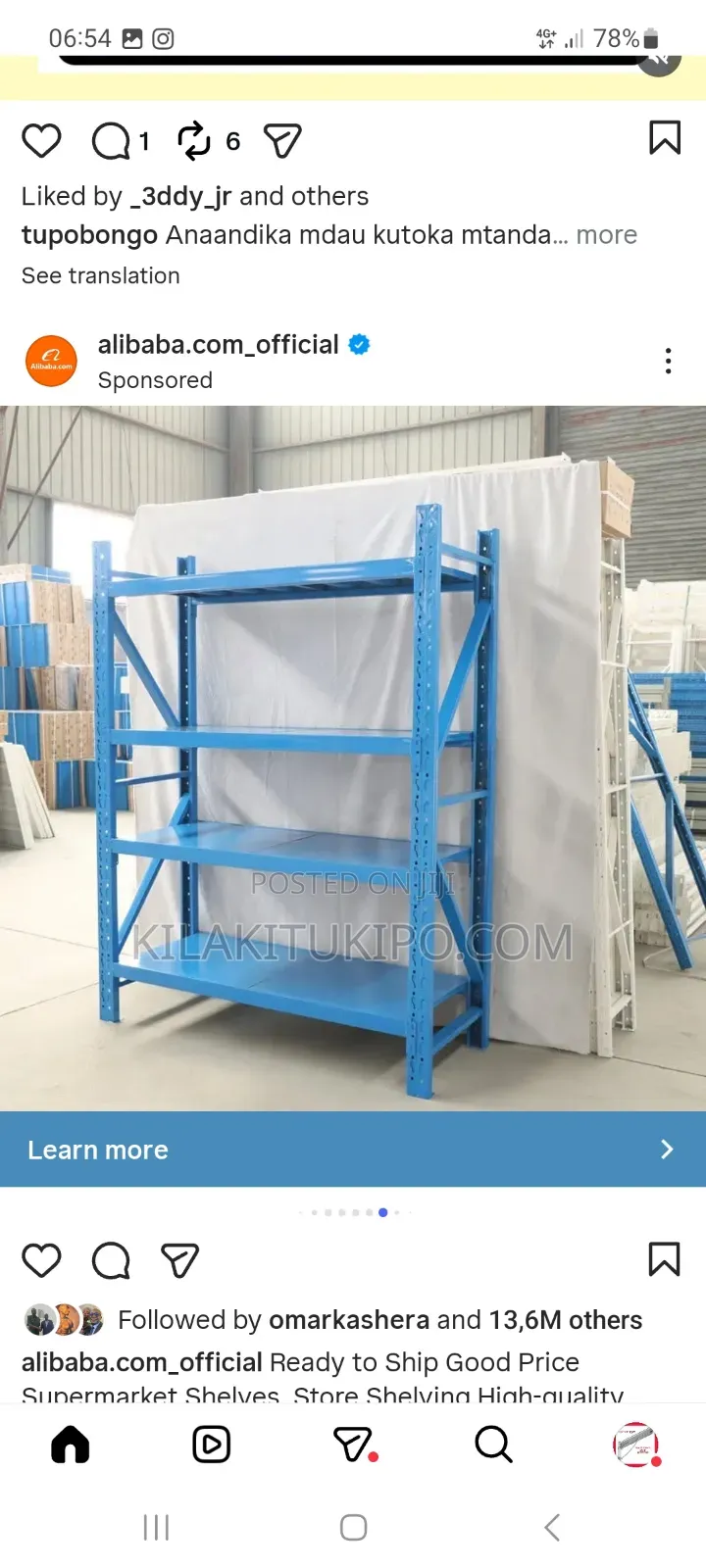 Heavy Shelving Metal Rack Min